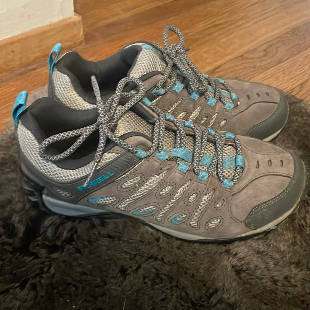 Merrell Shoes Blue Hiking